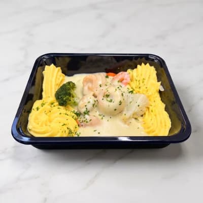 Dagschotel met tongrolletjes en puree